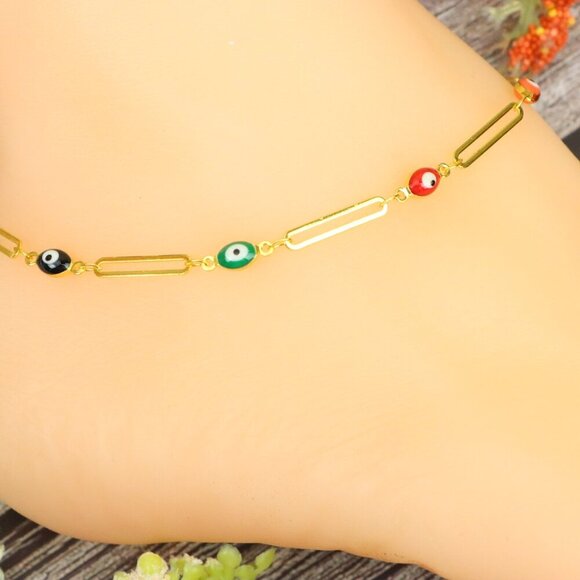 "Elegant Handmade Anklet – Delicate Jewelry for Women, MAR091475 - Picture 1 of 10